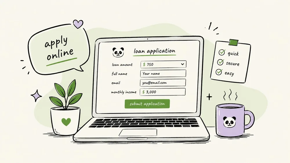 Apply online for a Panda Loans personal or installment loan in minutes